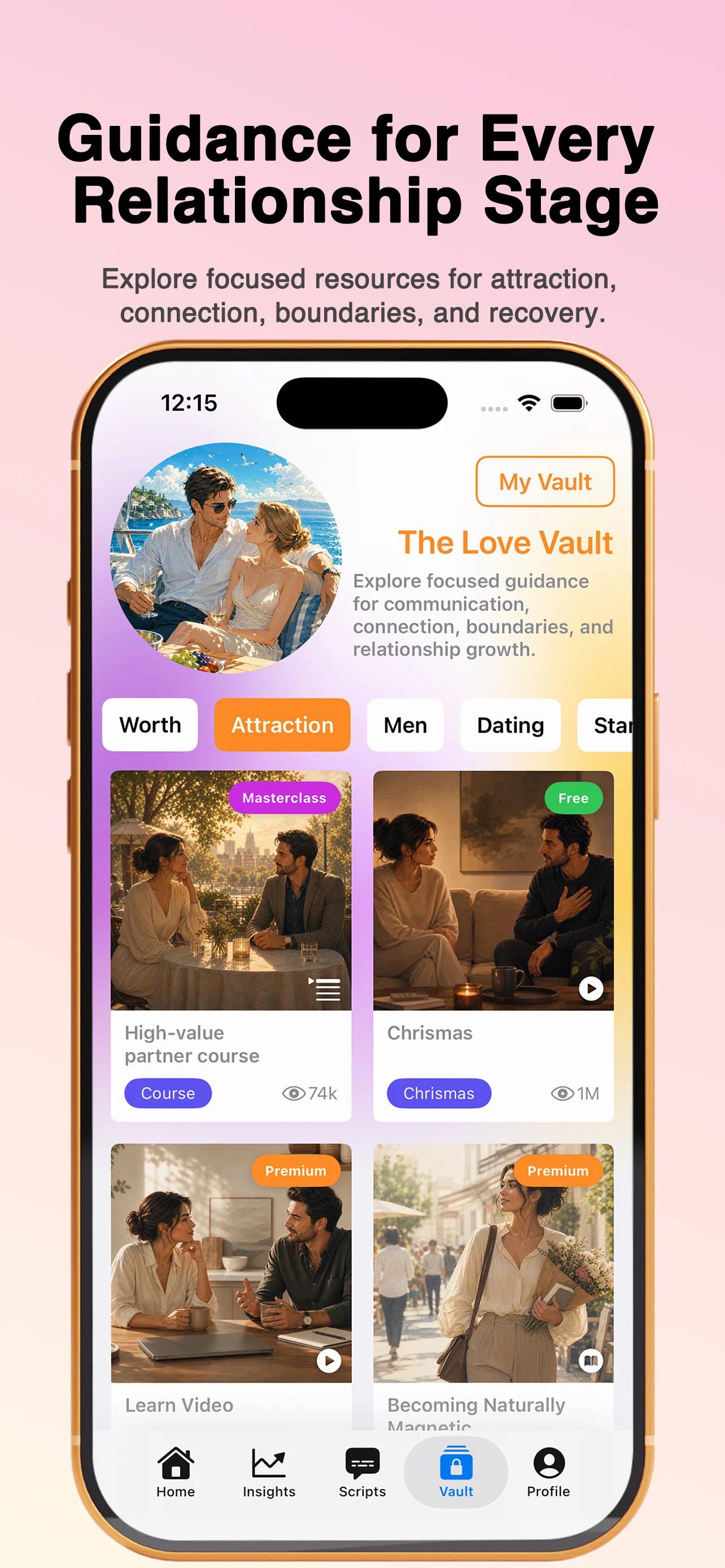The Love Vault course and resource library